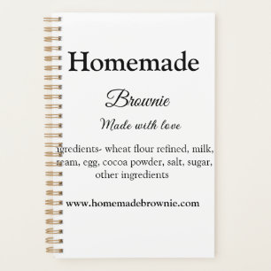 Brownie maison fait avec amour ajouter texte site