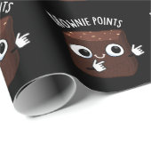 Brownie Points Funny Snack Pun Dark BG Cadeaupapier (Rol Hoek)