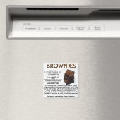 Brownie Recept Magneet (Insitu (Vaatwasser))