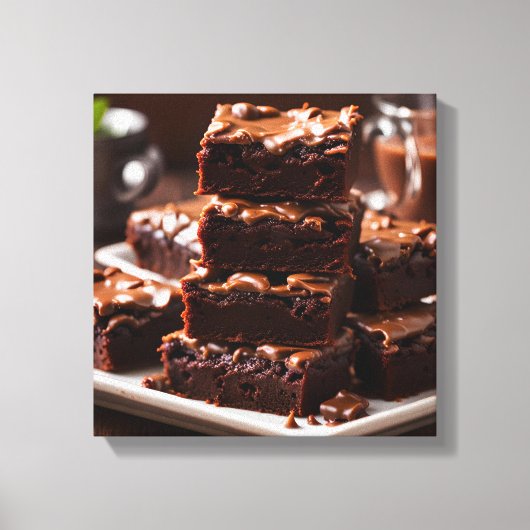 Brownies Canvas Afdruk (Voorkant)