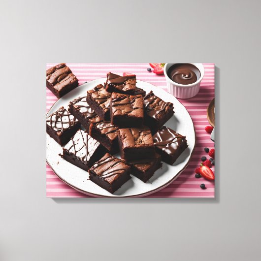 Brownies Canvas Afdruk (Voorkant)