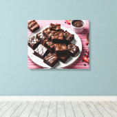 Brownies Canvas Afdruk (Insitu (Houten vloer))