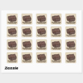 Brownies maison frais addname sticker (Feuille)