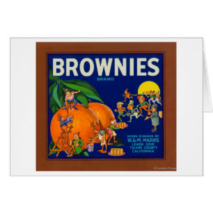 Brownies merk Citrus Crate Label