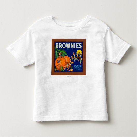 Brownies merk Citrus Crate Label Kinder Shirts (Voorkant)