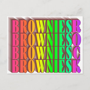 BROWNIESROCK BRIEFKAART