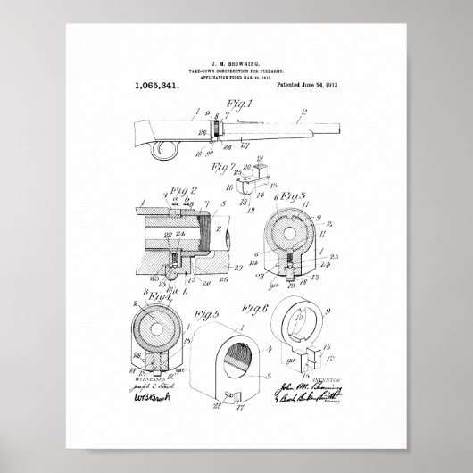 Browning 22 Semi-Auto Rifle en Remington model 24 Poster (Voorkant)