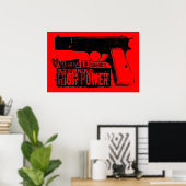 Browning Hi-Power Poster (Thuiskantoor)