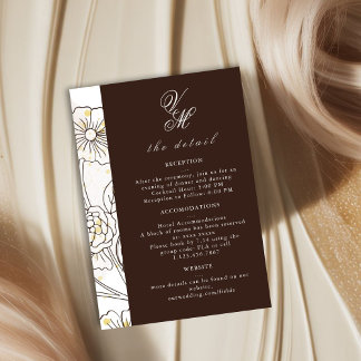 Browning op liefde bruiloft detail Kaart