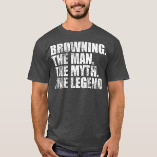 BrowningBrowning Achternaam Browning Br T-shirt