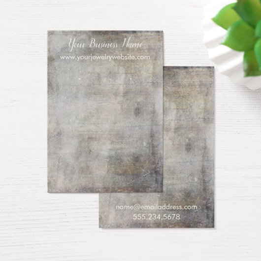  Browns Grunge Earring Holder Display Kaarten Visitekaartjes (Bureau)