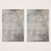  Browns Grunge Ketting Holder Display Kaart (Voorkant /achterkant)