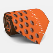 Browns (oranje/bruin) Football Ventilator Stropdas (Opgerold)