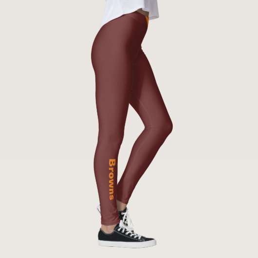 BROWNS Sports Team Logo Leggings (Droite)