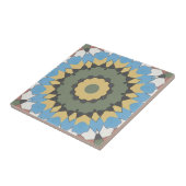 Browns van de oude Spaanse Tegel Tegeltje (Zijkant)