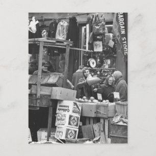Brownsville market, Brooklyn: 1962 Briefkaart