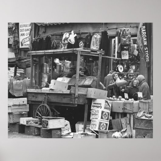 Brownsville market, Brooklyn: 1962 Poster (Voorkant)