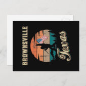 Brownsville Texas Briefkaart (Voorkant / Achterkant)