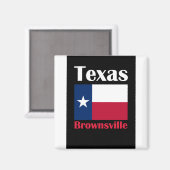 Brownsville TX Magneet (Voorkant / Achterkant)