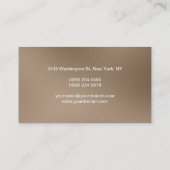 Browny Makeup Artist Script Visitekaartje (Achterkant)