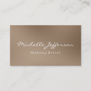 Browny Makeup Artist Script Visitekaartje