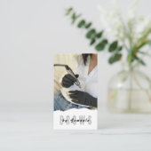 Brows Aftercare PMU Microblading Henna Salon Busin Visitekaartje (Staand voorkant)