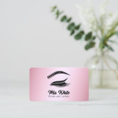 Brows and Lashes Roos Gold Visitekaartje (Staand voorkant)