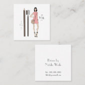 Brows Artist Vierkante Visitekaartje (Voorkant / Achterkant)