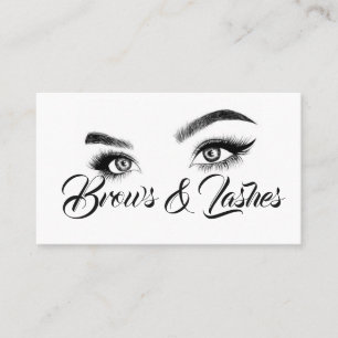 Brows & Lashes Microblading, Eyelash Extensions Visitekaartje