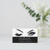 Brows & Lashes Salon Visitekaartje (Staand voorkant)