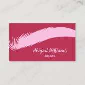 Brows Microblading Magenta Visitekaartje (Voorkant)