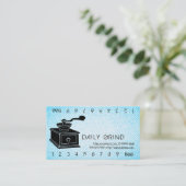 Broyeur de café/poinçon de fidélité sur le regard (Debout devant)