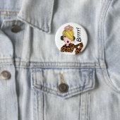 "Brr! Het is koud!" Diva Buttonnen Ronde Button 5,7 Cm (In situ)