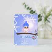 Brr...Winter Briefkaart (Staand voorkant)