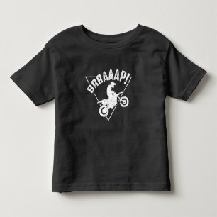 Brraaap Funny Dirt Bike Motocross Rider Kinder Shirts
