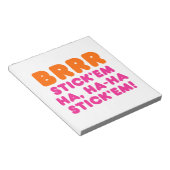 BRRR STEKEN HA, HA-HA STEKEN! NOTITIEBLOK (Schuin)