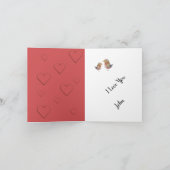 Bruant dans l'amour, Coeurs Motif aquarelle (Intérieur)