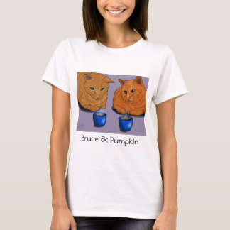 Bruce and Pumpkin Coffee Date T-shirt