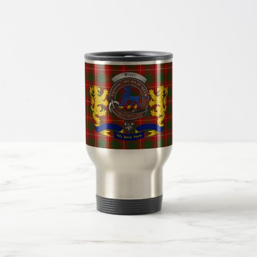 Bruce Clan Badge Travel Mug (Centre)