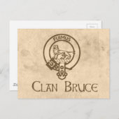Bruce Crest  Briefkaart (Voorkant / Achterkant)