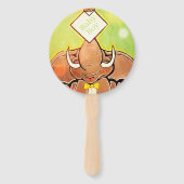 Bruce, de Elephant Speller Hand Fans Handwaaier (Voorkant)
