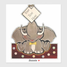 Bruce, de olifant Speller Sticker