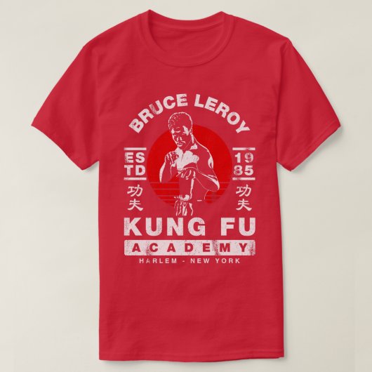 Bruce Leroy Academy T-shirt (Design voorkant)