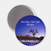 Bruce Munro, lichtveld, Paso Robles, CA. Magneet (Voorkant / Achterkant)