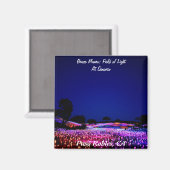 Bruce Munro, lichtveld, Paso Robles, CA. Magneet (Voorkant / Achterkant)