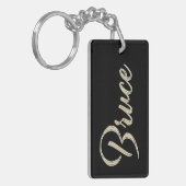 Bruce Name whitegold Porte-clés (Devant gauche)