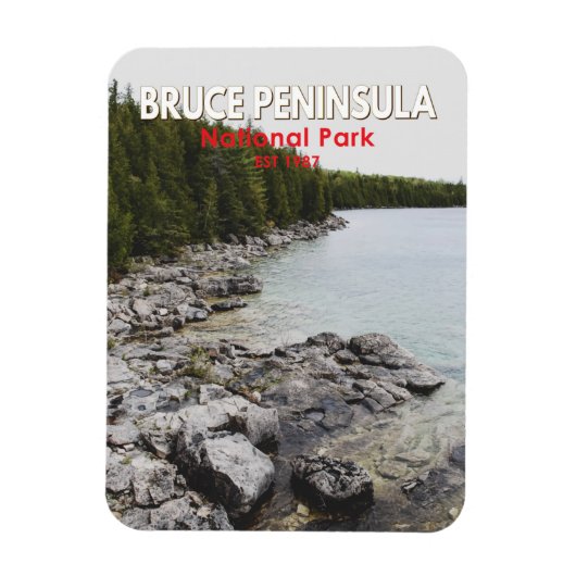 Bruce Peninsula National Park Canada Art Magneet (Verticaal)