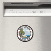 Bruce Peninsula National Park Canada  Badge Magneet (Insitu (Vaatwasser))
