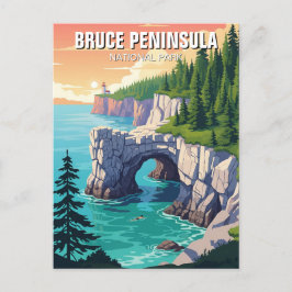 Bruce Peninsula National Park Canada Briefkaart