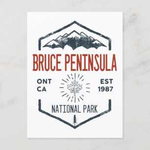 Bruce Peninsula National Park Canada Distress Briefkaart